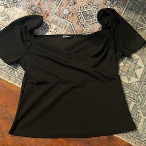 Puff Sleeve with Pleated Chest